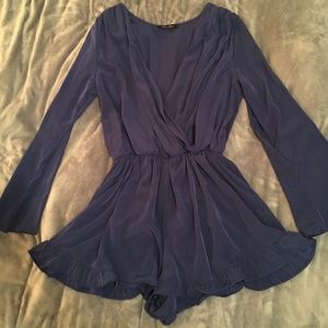 Satin romper